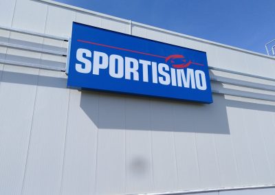 Výroba světelné reklamy Sportisimo